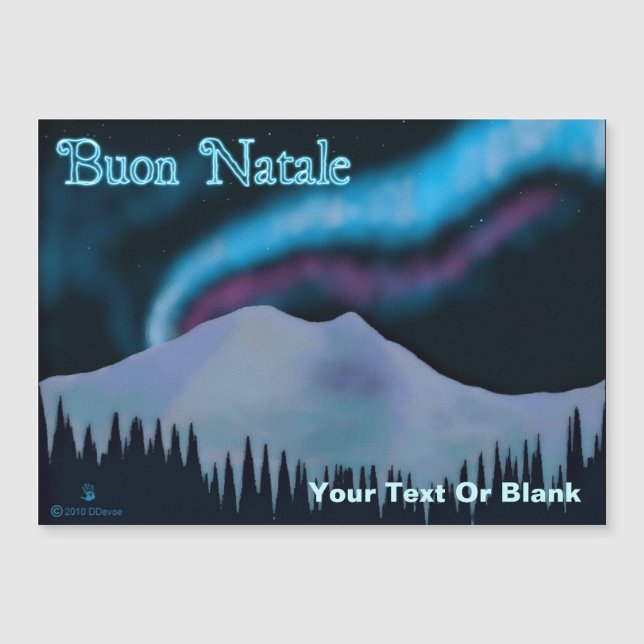 Buon Natale - Azul Aurora (Frente)