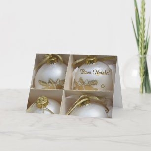 Buon Natale Cartão de Natal Italiano