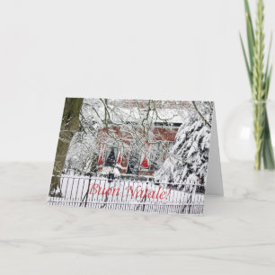 Buon Natale Cartão de Natal Italiano