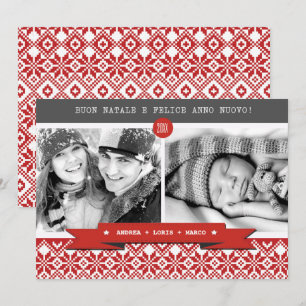 Buon Natale. Cartões de foto de Natal Personaliza
