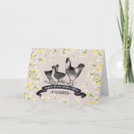 Buona Pasqua. Cartões de saudação de páscoa em ita