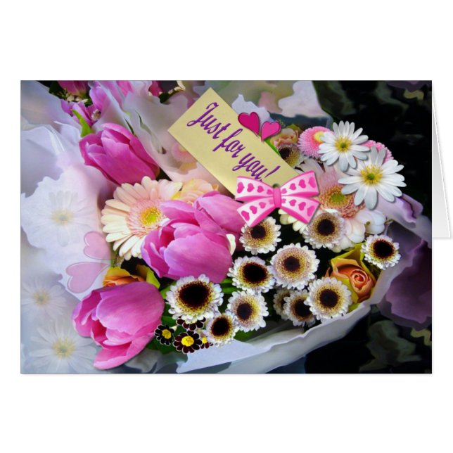 BUQUÊ ABRIL ~ Cartão (Frente Horizontal)