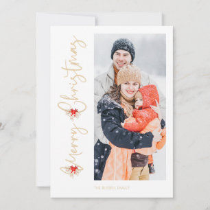 Buquê Botânico Clássico Foto Feliz de Natal