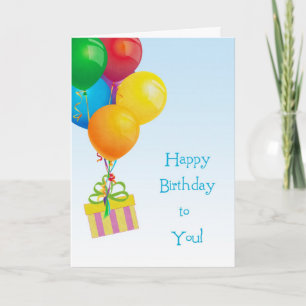 Buquê Colorido, Presente, Cartão de Aniversário