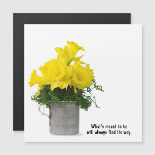 Buquê Daffodil com Citação