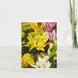 Buquê De Cartões de agradecimentos De Feltro