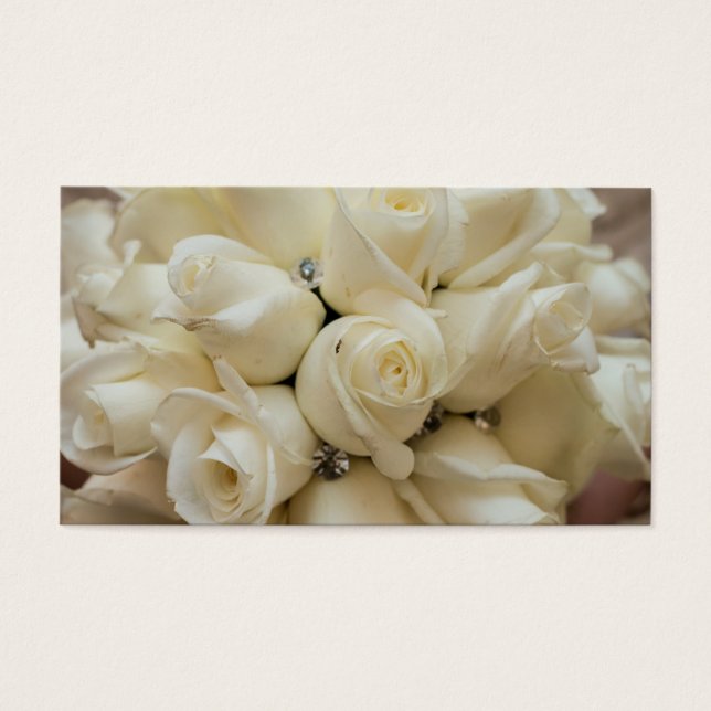 Buquê de Casamento de Rosa Branca Incrível (Frente)