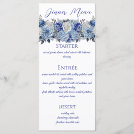 Buquê De Flor Azul De Água - Casamento - Menu