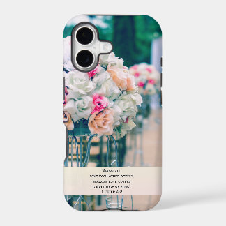 Buquê de Flores Amor e Versículo Bíblico para Corr