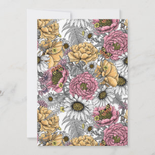 Buquê de flores- rosas, peonias, margaridas