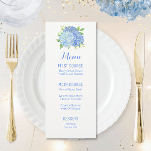 Buquê de Hydrangea Aquarela Menus de Flor