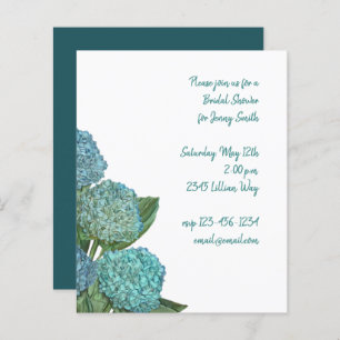 Buquê de Hydrangea azul Dusty