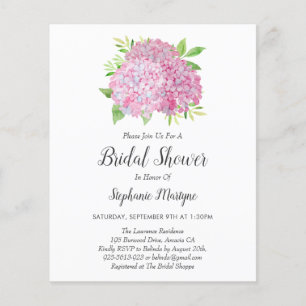 Buquê de Hydrangea, cor-de-rosa, Chá de panela de