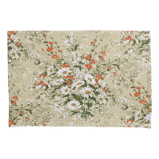 Buquê de Margaridas Flores Silvestres em Aquarela  (Frente-Esquerda)