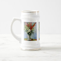 Buquê de MONET da caneca da caneca de cerveja da