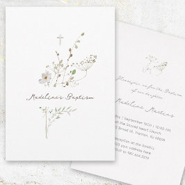 buquê delicado de flores silvestres | Convite Bapt