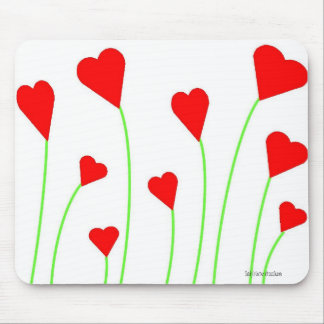 Buquê dos corações Mousepad
