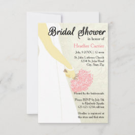 buquê e vestir verticais 3x5 - Convite para Chá de