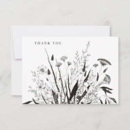 Buquê Floral Botânico Obrigado Notas