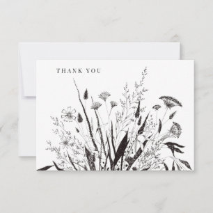 Buquê Floral Botânico Obrigado Notas