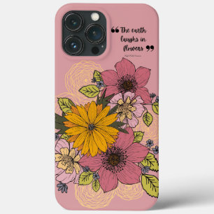 Buquê Floral Brilhante na capas de iphone Rosa