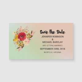 Buquê Floral de Aquarela Salva a Data