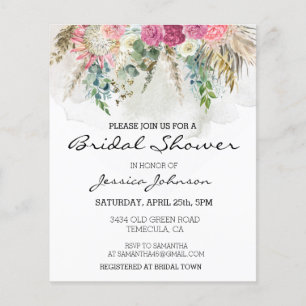 Buquê Floral Eucalyptus Bohemian Watercolor