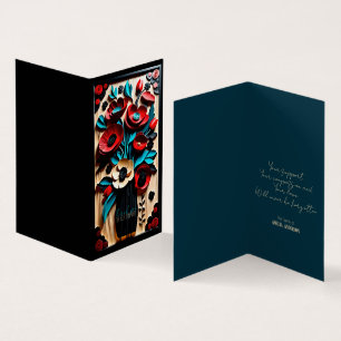 Buquê Floral Folk Art style Sympathy Obrigado C