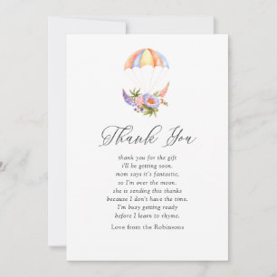 Buquê Floral Paraquedas Agradecimento Chã de Bebê
