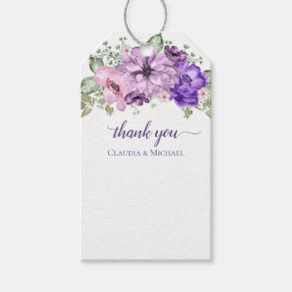 Buquê Floral Ultra Violet Obrigado Etiquetas