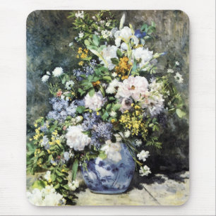 "Buquê Primavera" de Renoir - Mousepad