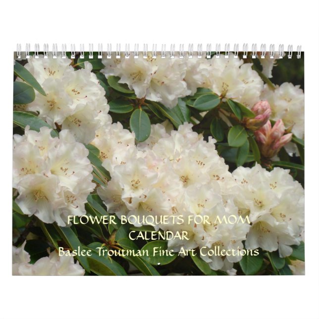 BUQUÊS DE FLORES para a MÃE Calendários Flor Basle (Capa)