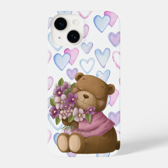 Buquês de Urso de Cartoons de Amor (Verso)