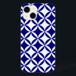 Buraco Azul na Porta do Celeiro<br><div class="desc">Baseado no padrão Amish "Buraco na Porta do Celeiro". Esse padrão tem círculos azuis e brancos que produzem ilusões óticas, preto, branco ou círculos contrastantes aparecerão se encarados. O fundo branco pode ser alterado para a cor desejada. As ilusões são mais fáceis quando o tamanho é mantido grande.</div>