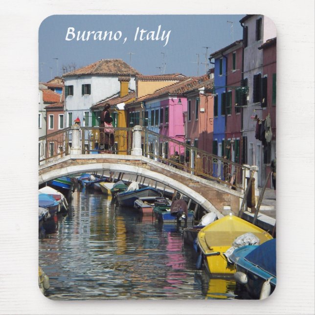Burano;  Ilha Mousepad do laço (Frente)