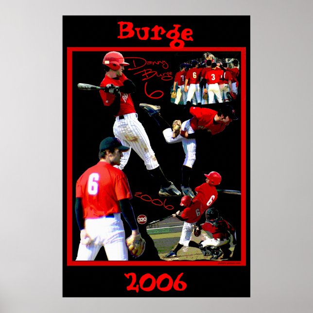 Burge Freshman Baseball Poster (Frente)
