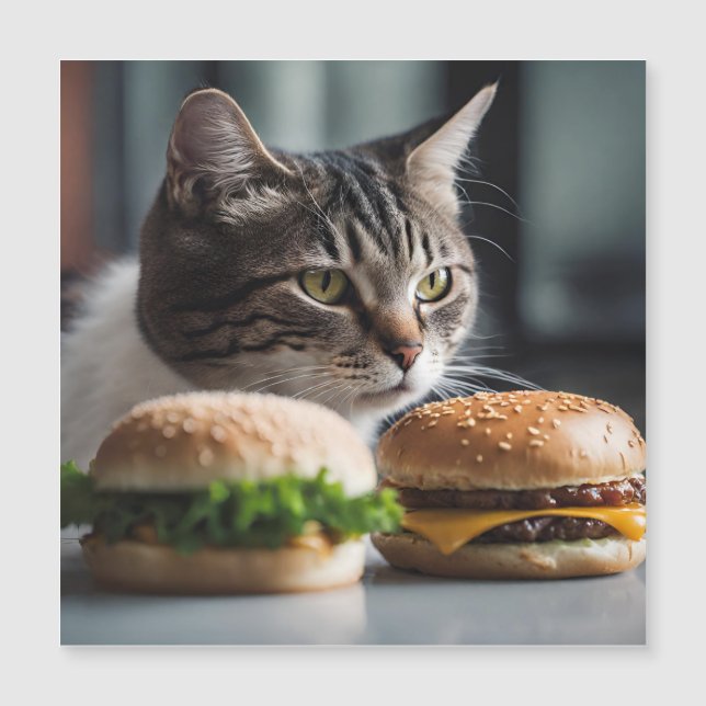 Burger Buddy - arte de gato (Frente)