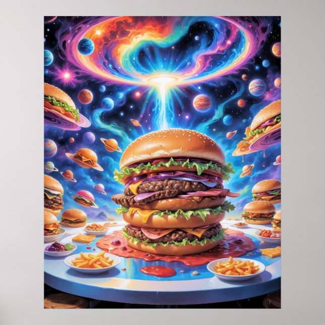 Burger Heaven Poster (Frente)