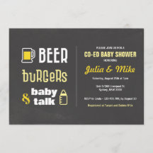 Burgers de Cerveja e Conversação de Bebê, Convite
