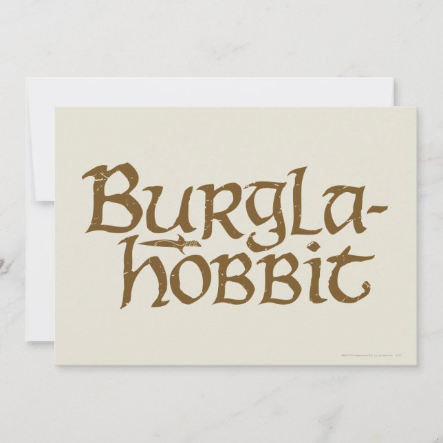 Burgla Hobbit (Frente)