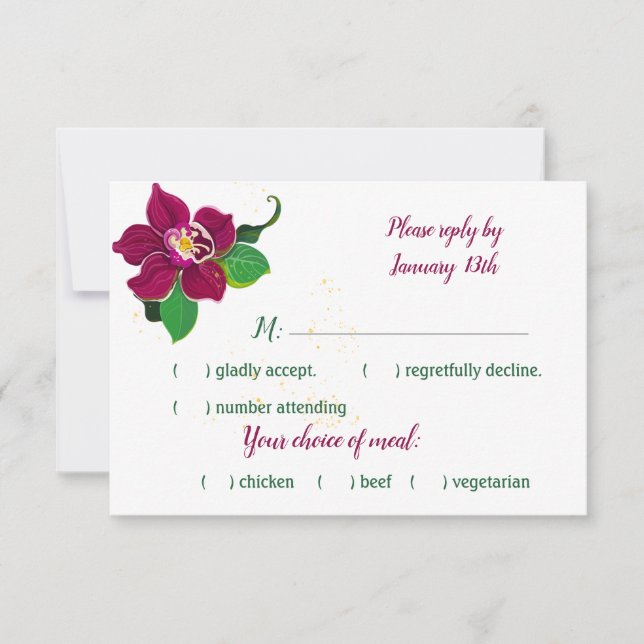 burgundi hibiscus flores verde folhas resposta (Frente)