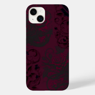 Burgundy & Black Dark Garden Glamour Gótico