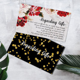 Burgundy Blush Money sobre presentes Cartões de fu