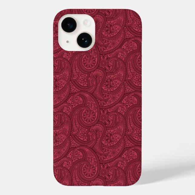 Burgundy Paisley (Verso)