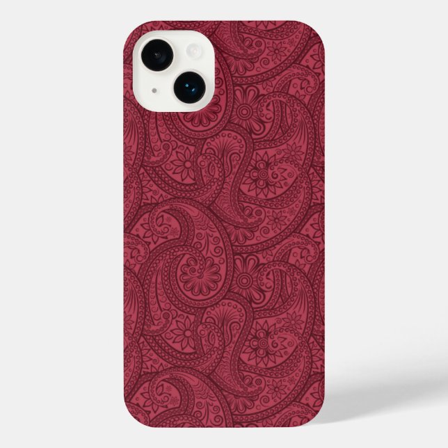 Burgundy Paisley (Verso)