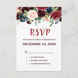 Burgundy Red Marinho Floral Russo Boho RSVP