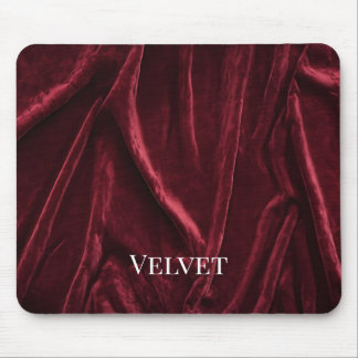 Burgundy Velvet Drapes Mousepad