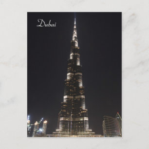 Burj Khalifa, Dubai - Cartão postal