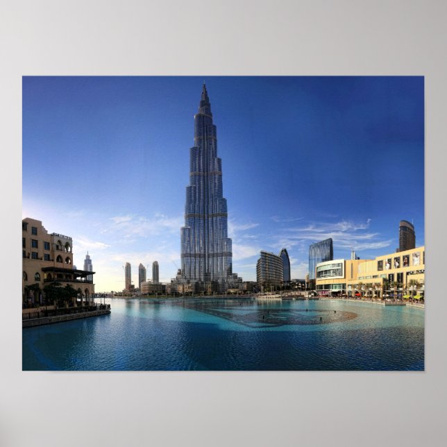 Burj Khalifa, Poster de Dubai (Frente)
