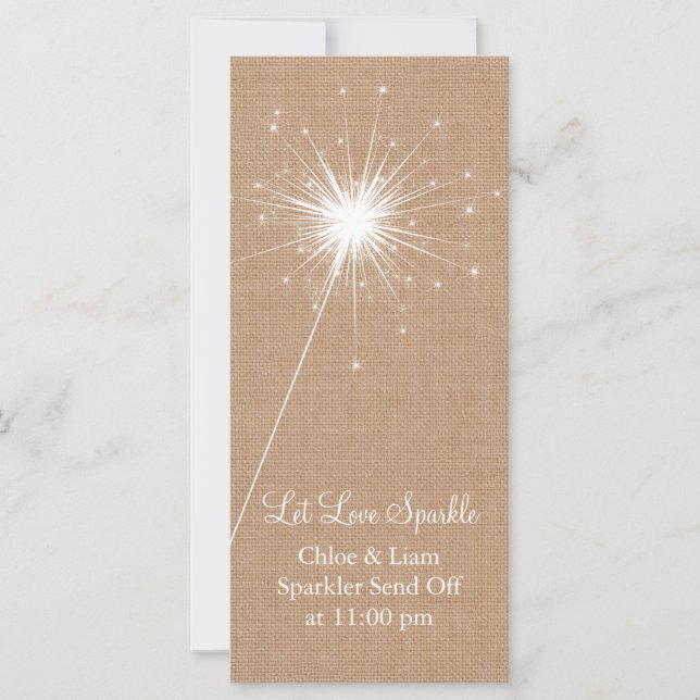 Burlap Sparkler Holer (Frente)